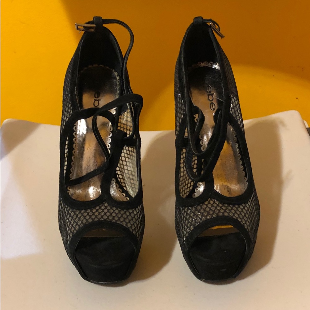 Bebe Black Heels